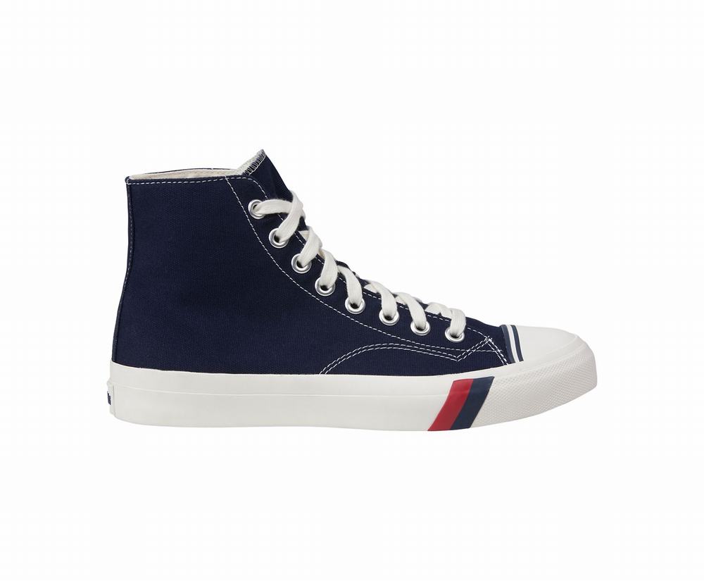 Men's Keds Royal Hi Trainers Navy 6420579KE - South Africa